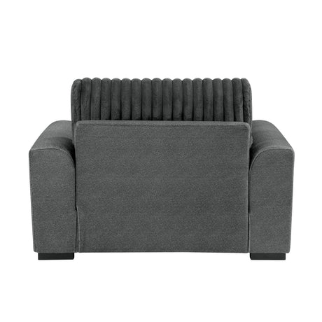 Athena Dark Gray Chair by Homelegance at Eve Furniture