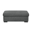 Athena Dark Gray Ottoman by Homelegance at Eve Furniture