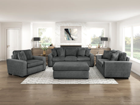 Athena Dark Gray Sofa by Homelegance at Eve Furniture