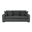 Athena Dark Gray Sofa by Homelegance at Eve Furniture