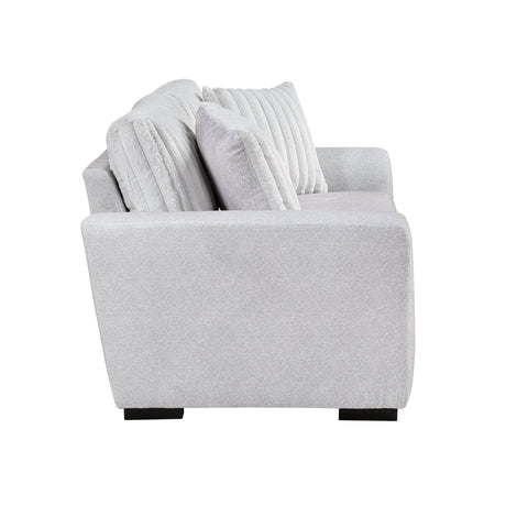 Athena Gray Loveseat by Homelegance at Eve Furniture