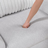 Athena Gray Loveseat by Homelegance at Eve Furniture