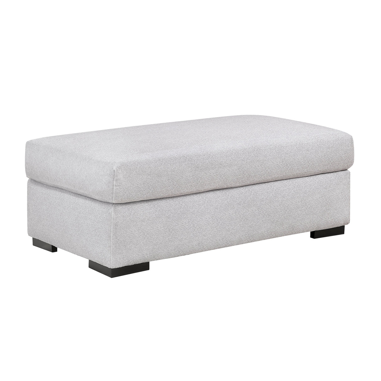 Athena Gray Ottoman by Homelegance at Eve Furniture