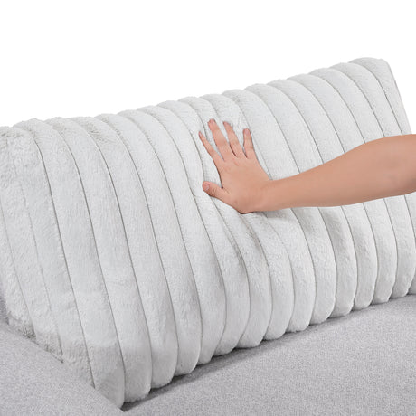 Athena Gray Sofa by Homelegance at Eve Furniture