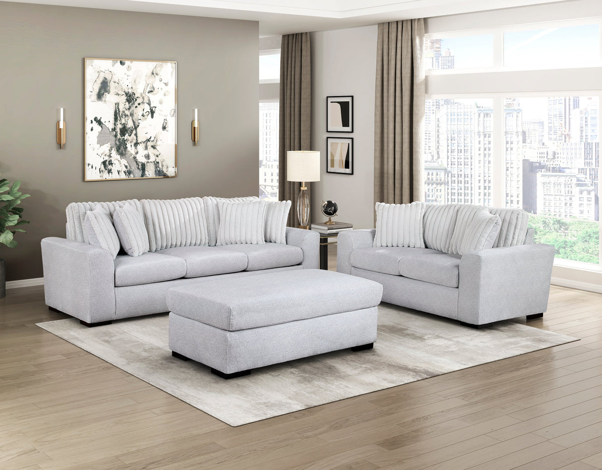 Athena Gray Sofa by Homelegance at Eve Furniture