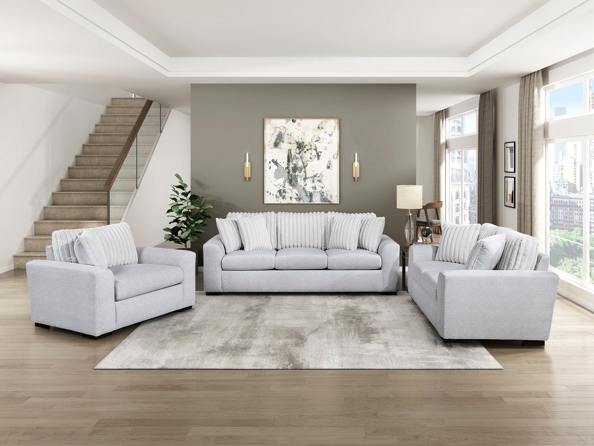 Athena Gray Sofa by Homelegance at Eve Furniture