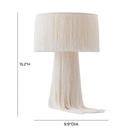 Atolla Tassel Table Lamp by TOV Furniture at Eve Furniture