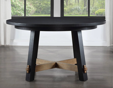 Aubrey 5-Piece 54″ Round Dining Table Set by Steve Silver at Eve Furniture