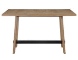 Aubrey 59.5″ Drifwood Counter Table with Black Stretchers by Steve Silver at Eve Furniture