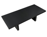 Aubrey 78-96″ Table w/18-inch Leaf, Black by Steve Silver at Eve Furniture