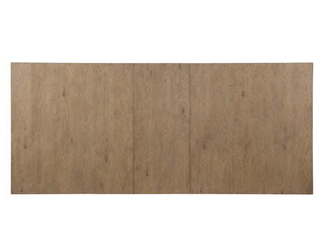 Aubrey 78-96″ Table w/18-inch Leaf, Waxed Driftwood by Steve Silver at Eve Furniture