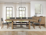 Aubrey 78-96″ Table w/18-inch Leaf, Waxed Driftwood by Steve Silver at Eve Furniture