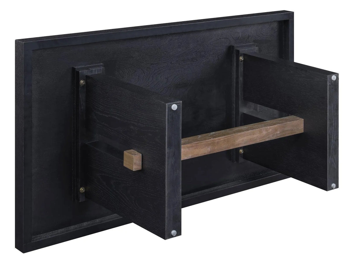 Aubrey Black 48″ Coffee Table by Steve Silver at Eve Furniture