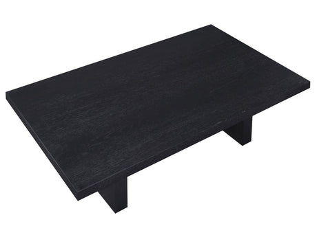 Aubrey Black 48″ Coffee Table by Steve Silver at Eve Furniture
