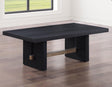 Aubrey Black 48″ Coffee Table by Steve Silver at Eve Furniture
