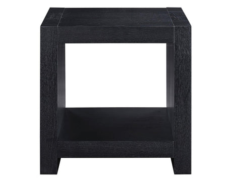 Aubrey End Table, Black by Steve Silver at Eve Furniture
