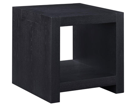 Aubrey End Table, Black by Steve Silver at Eve Furniture