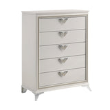 Audra White Chest by Homelegance at Eve Furniture