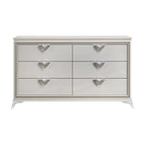Audra White Dresser by Homelegance at Eve Furniture