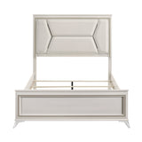 Audra White King Panel Bed by Homelegance at Eve Furniture
