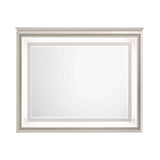 Audra White Mirror (Mirror Only) by Homelegance at Eve Furniture