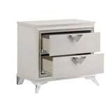 Audra White Nightstand by Homelegance at Eve Furniture