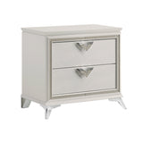 Audra White Nightstand by Homelegance at Eve Furniture