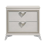 Audra White Panel Bedroom Set by Homelegance at Eve Furniture