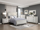 Audra White Panel Bedroom Set by Homelegance at Eve Furniture