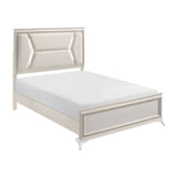 Audra White Queen Panel Bed by Homelegance at Eve Furniture