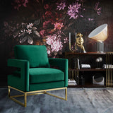 Avery Velvet Accent Chair by TOV Furniture at Eve Furniture