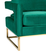 Avery Velvet Accent Chair by TOV Furniture at Eve Furniture