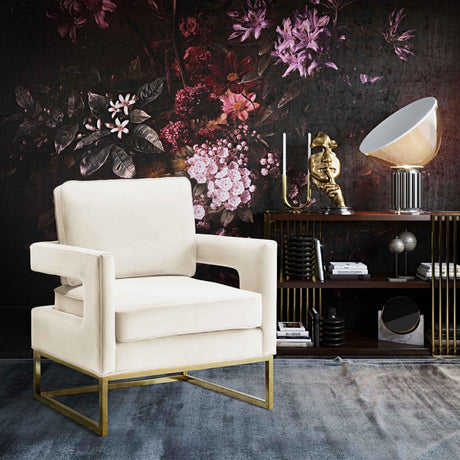 Avery Velvet Accent Chair by TOV Furniture at Eve Furniture