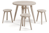 Blariden Natural Table and Chairs