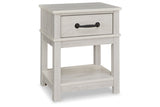 Dorrinson White Nightstand