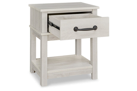 Dorrinson White Nightstand