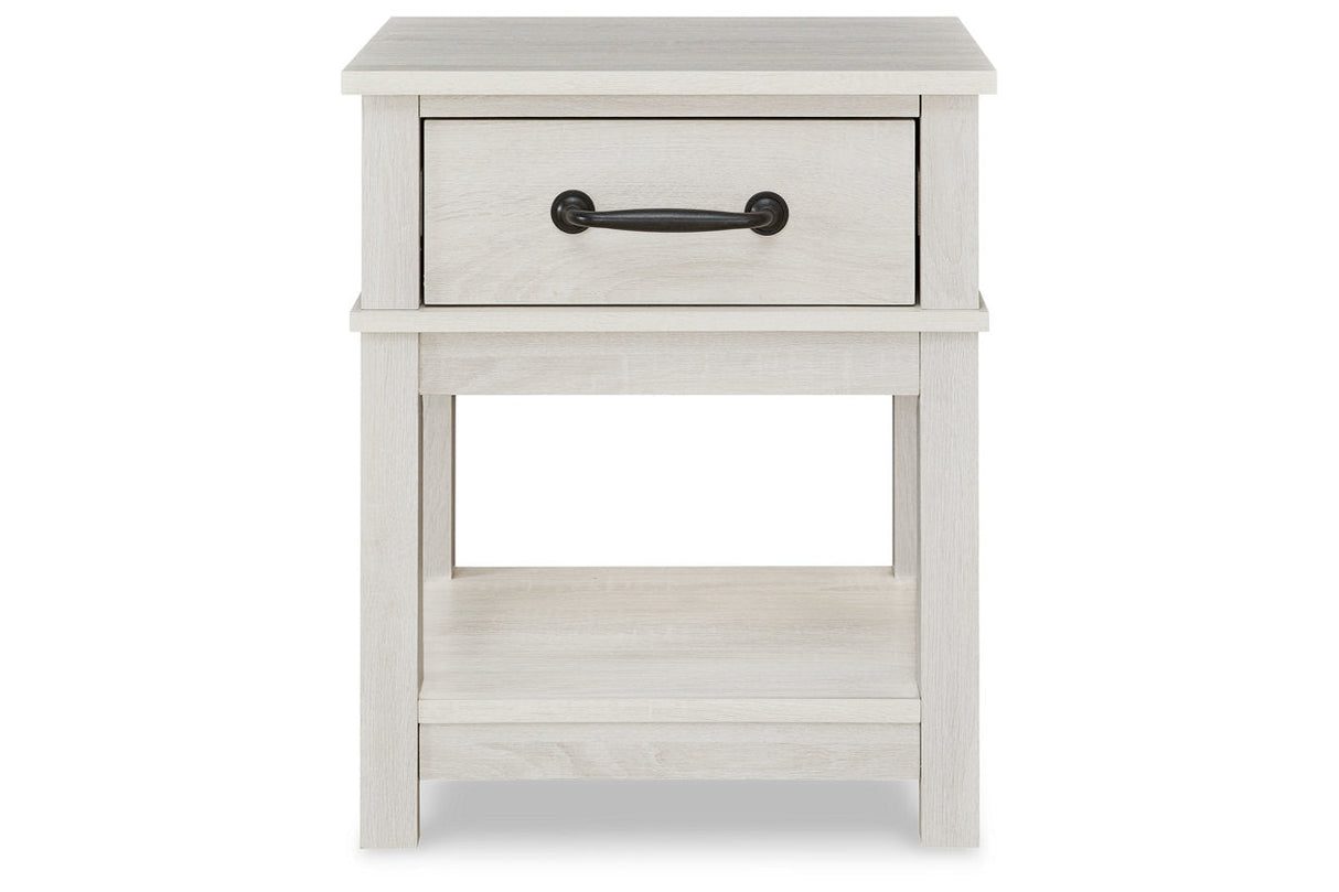 Dorrinson White Nightstand