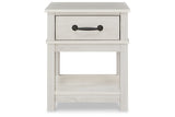 Dorrinson White Nightstand