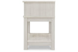 Dorrinson White Nightstand