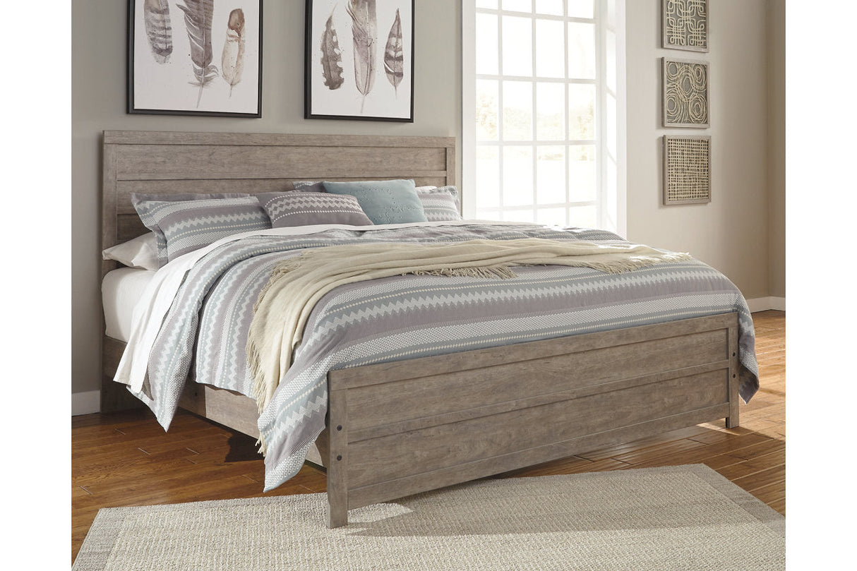 Culverbach Gray King Platform Bed