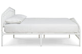 Trentlore White Queen Metal Bed