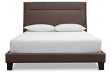 Adelloni Brown King Upholstered Bed