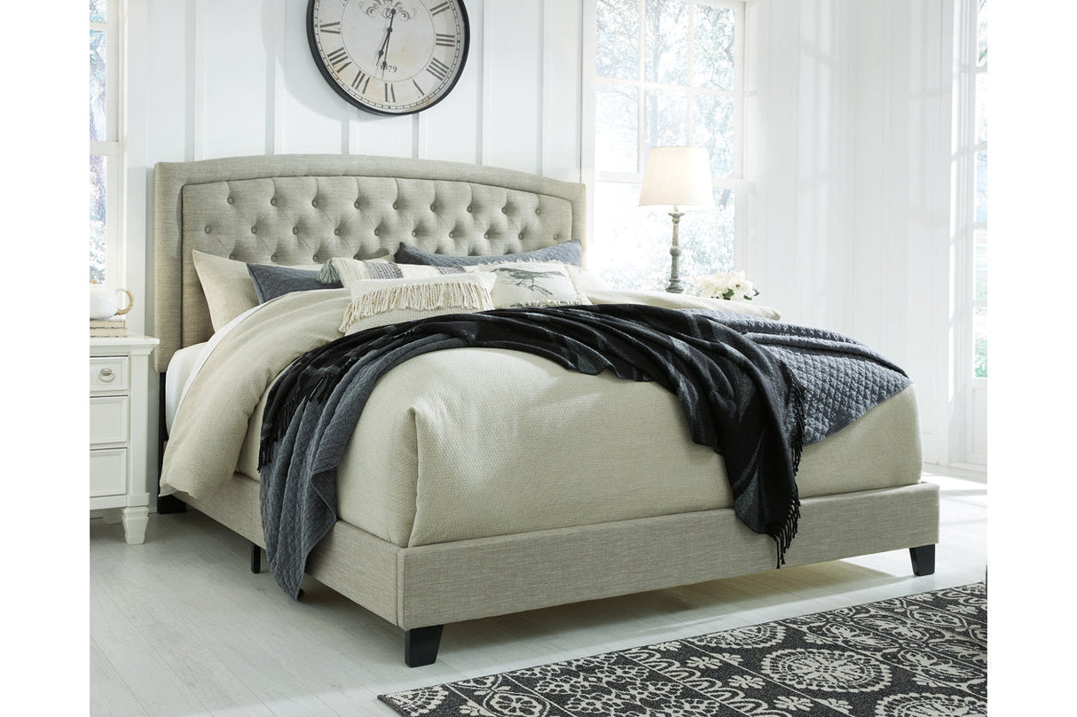 Jerary Gray Queen Upholstered Bed