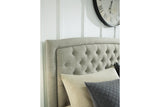 Jerary Gray King Upholstered Bed