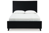 Danziar Black Queen Platform Bed