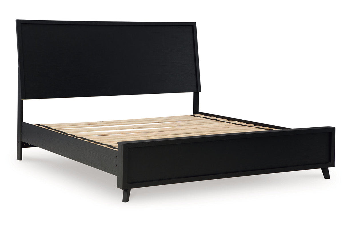 Danziar Black King Platform Bed