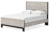 Vessalli Gray Queen Panel Bed