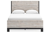 Vessalli Gray Queen Panel Bed