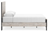 Vessalli Gray Queen Panel Bed