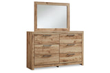 Hyanna Tan Brown Dresser and Mirror